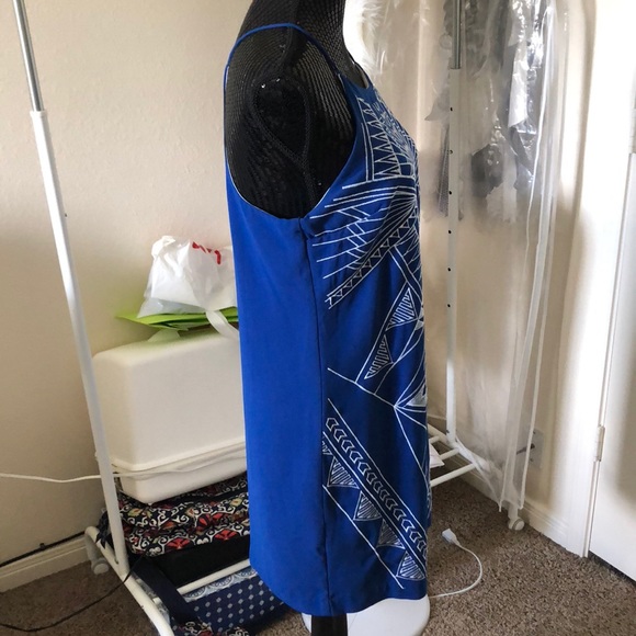 Royal Blue Shift Dress - Picture 4 of 7